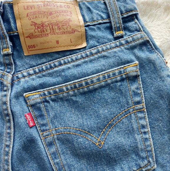 Levi's 505 high waisted short - Picture 2 of 4